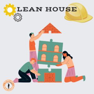 El Método Lean se entiende mejor con la analogía de construir una casa. Comenzando por unos cimientos sólidos, siguiendo por levantar las paredes y por último, colocando el tejado.